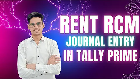 Rent RCM Journal Entry in Tally Prime #journalentry #rcm #rentrcm # rentrcmentry #rn4s  #tallyprime