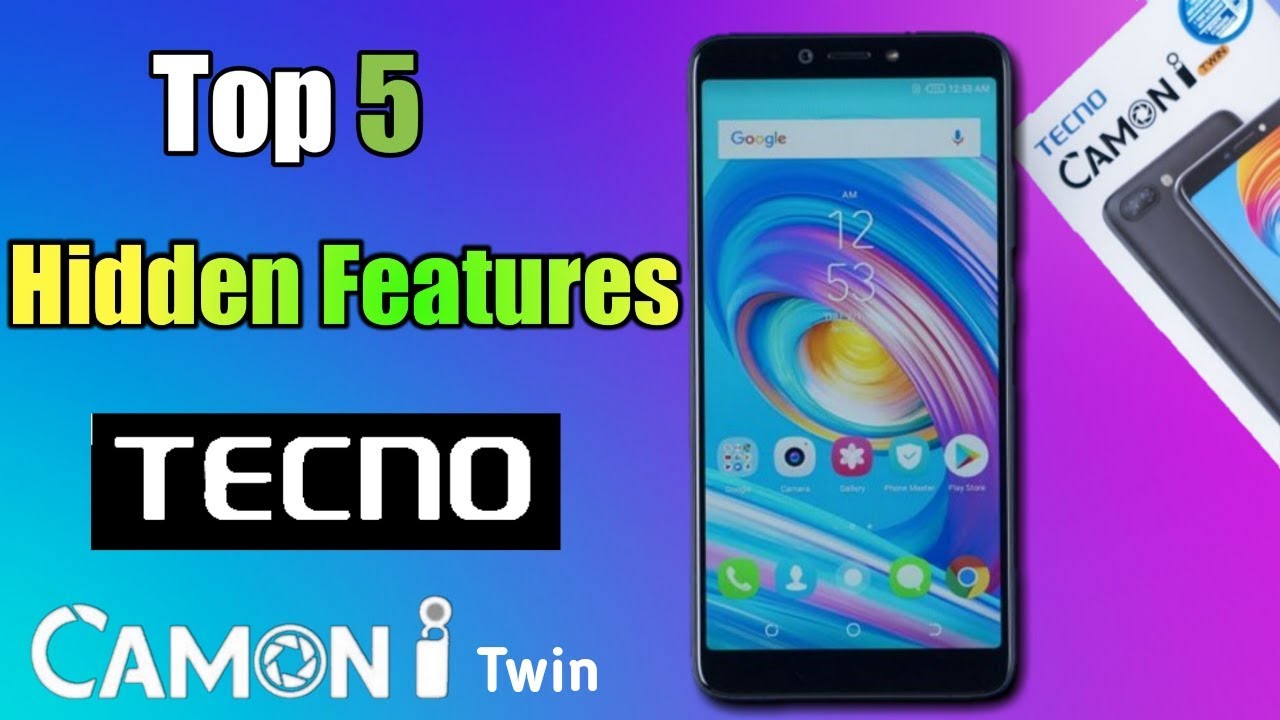 Top 5 Hidden Features on TECNO CAMON I Twin  || By Mk Factz