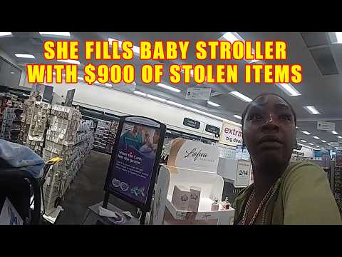 Obnoxious 21-Year-Old Conceals $900 of Stolen Items in Baby Stroller