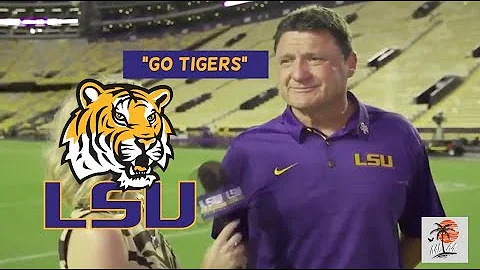Ed Orgeron Saying "Go Tigers" | Compilation | Geau...