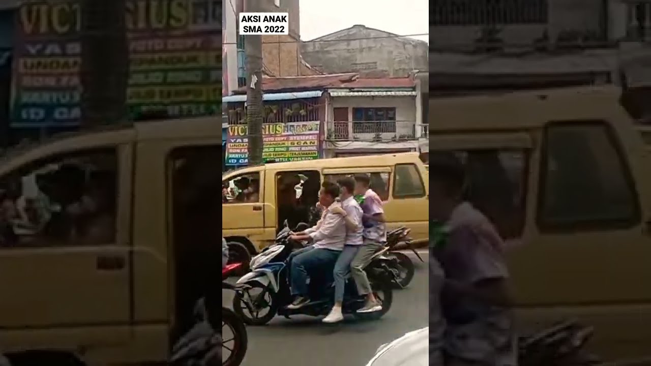 POLISI KEJAR ANAK SMA 😭😭 Moment Coret-coret /Perpisahan Anak SMA Hari ini