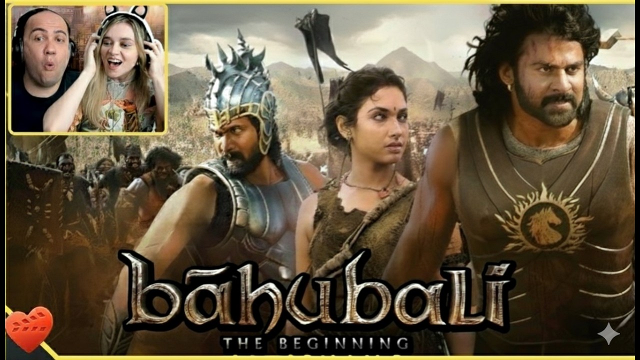 🇮🇳 INDIA'S BIGGEST MOVIE! BAAHUBALI: THE BEGINNING FULL MOVIE REACTION 