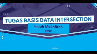 Basis Data - ERD Intersection 5 kasus