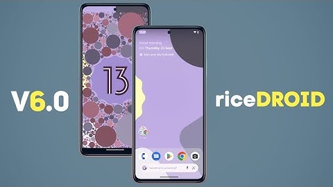 RiceDroid 8.0 Lomi | Unofficial | ANDROID 13/T | Sanotni Rom