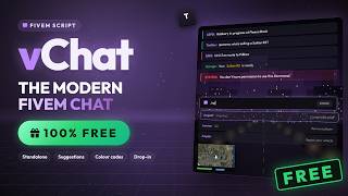Details vChat – FREE Modern Chat for FiveM | Command Suggestions, History & Colour Codes News