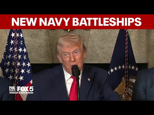 Trump announces new 'Golden Fleet' of Navy battleships: FULL