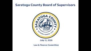 Law & Finance 7-15-2026