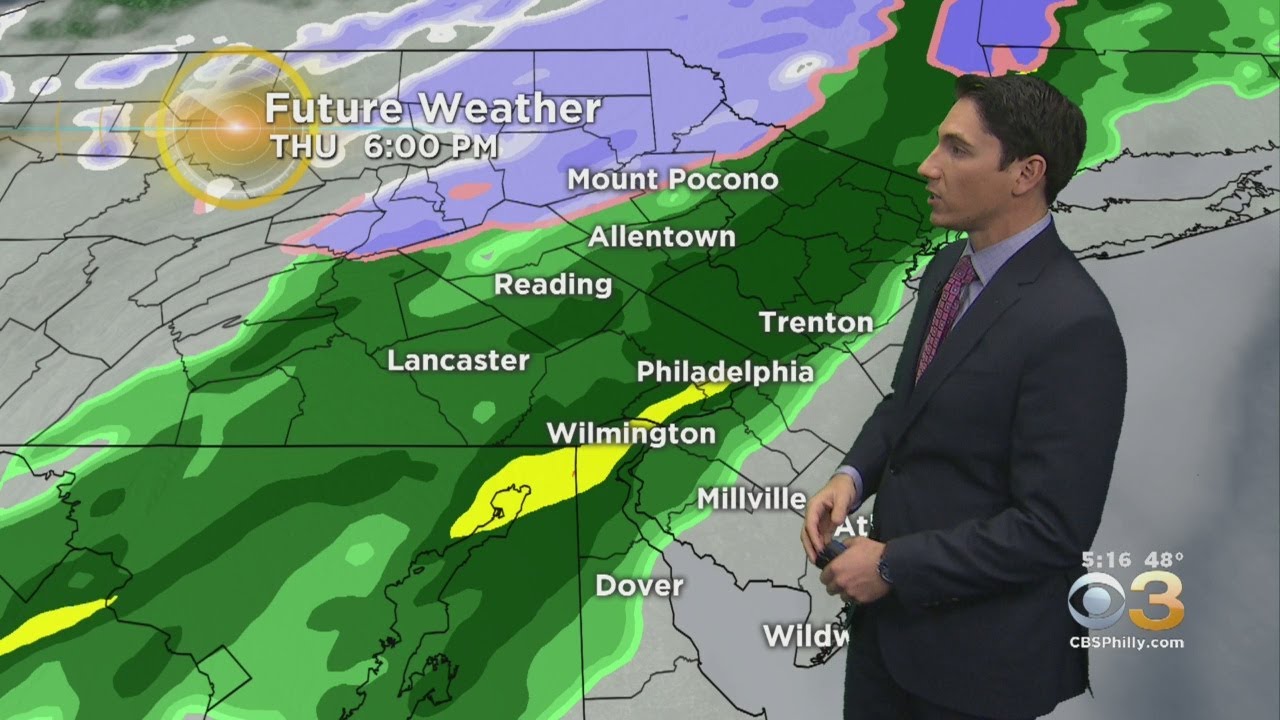Weather Update: Timing Out Thursday's Rain, Snow In Poconos - YouTube