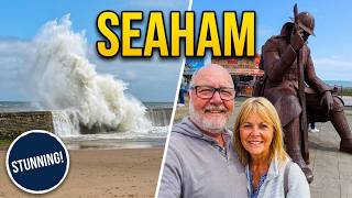 A STUNNING Day in Seaham | Rough Seas & Tommy Statue @andrew-karens-Travels