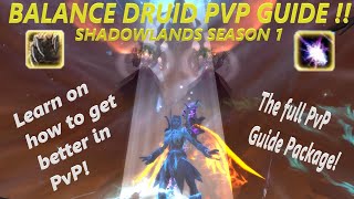 Balance Druid PvP Guide |Shadowlands Season 1| Talents, Covenants, Gear, Legendary Items & Rotation!