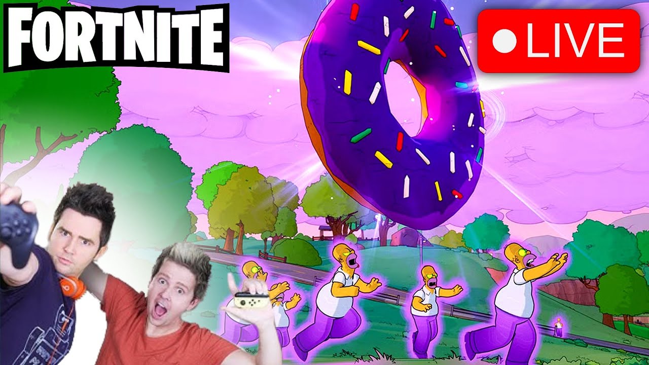 LIVE Playing Fortnite Homer Clones UPDATE! And Mike is SICK!