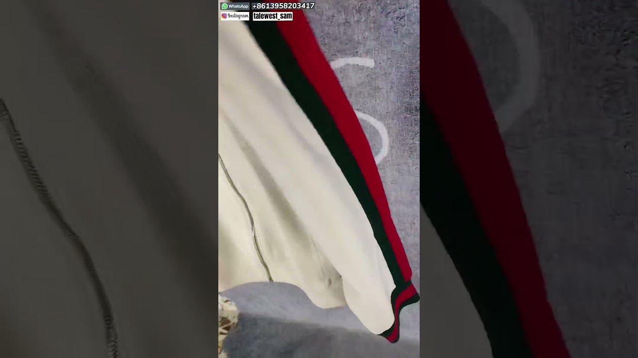 gucci adidas 2023 GG jersey cotton jacket top quality review from talewest