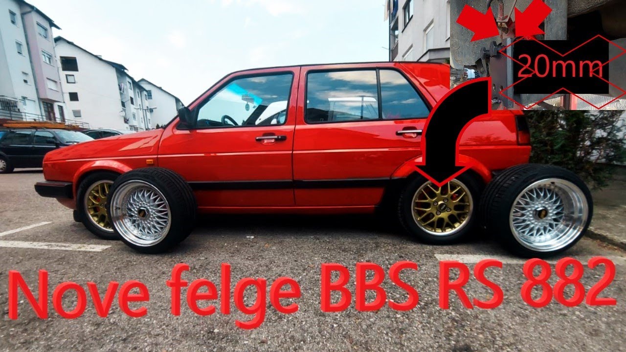 Golf, MK2 Nove Felge (BBS RS 882)