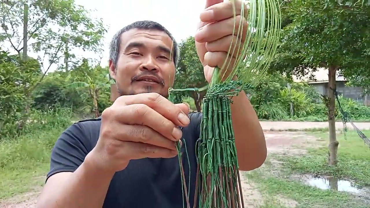 #วีธีปักครืนดักไก่มี2แบบปักง่ายๆได้ผลจริงจากการใช้จริง