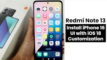 Install iPhone 16 UI In Redmi Note 13 | iOS Customization