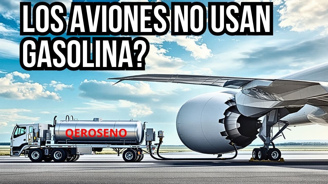 💥 NO Es GASOLINA: ¿De Qué se LLENAN Realmente los Aviones? (El Secreto del Jet A-1)