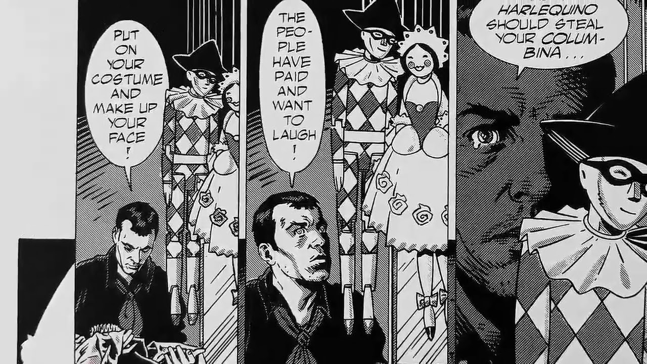 Motion comic - Vesti la Giubba - I Pagliacci - Leoncavallo - based on P. Craig Russell