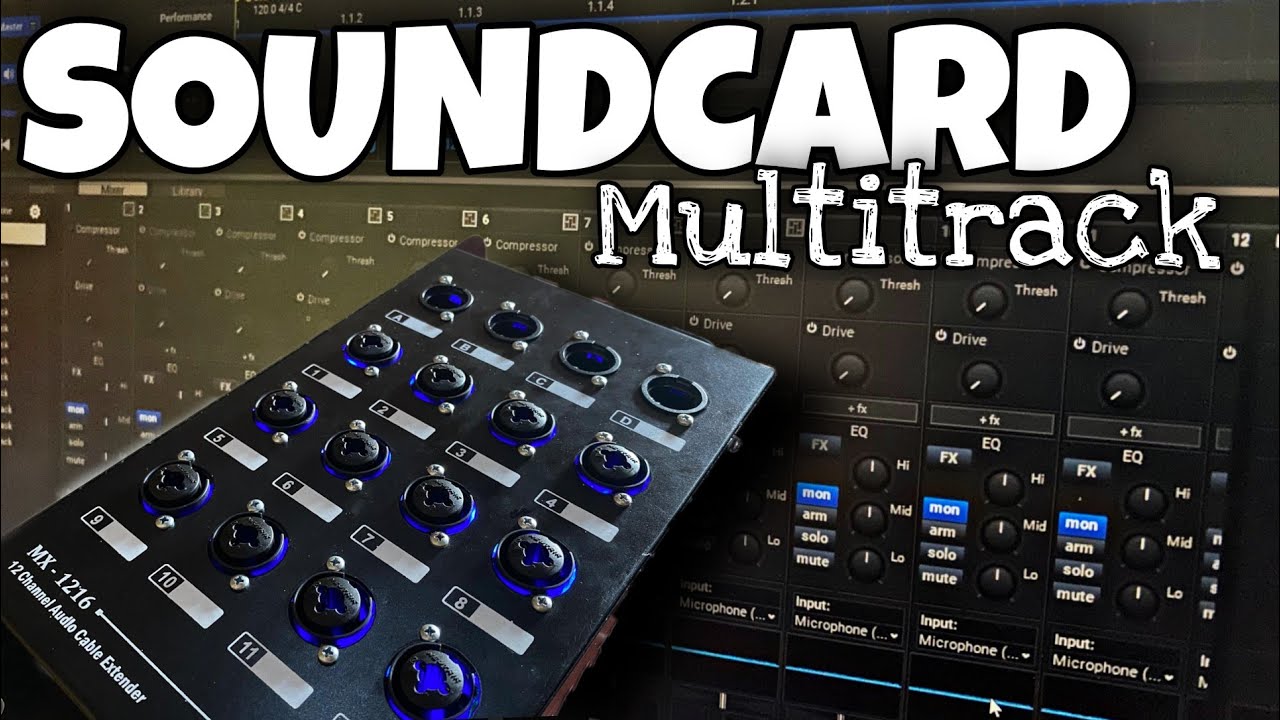 Soundcard Multitrack 12 Chanel Rakitan | Tes Sebelum Kirim - YouTube