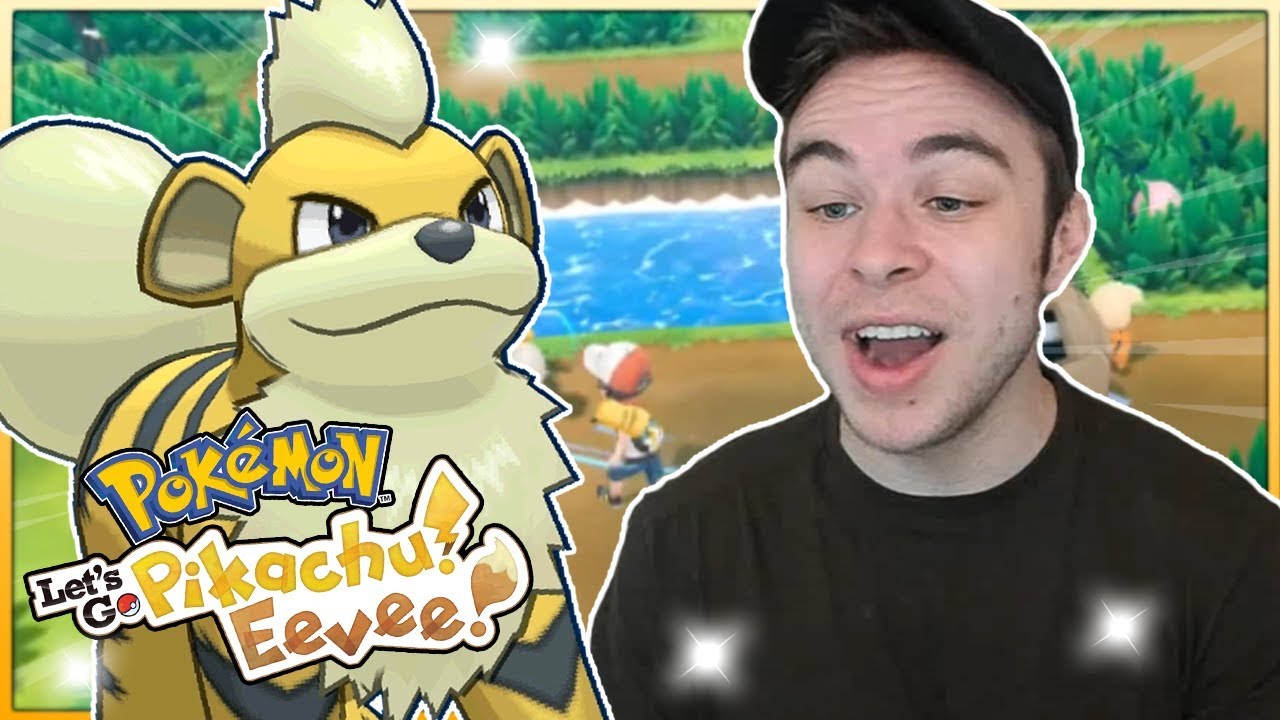 FIRST SHINY POKEMON! Pokémon Let's Go Pikachu & Eevee Shiny Growlithe Reaction!