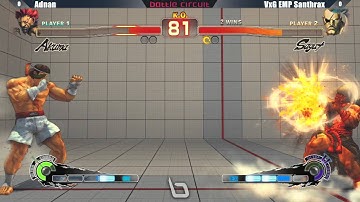 SSF4 AE2012 Adnan vs VxG EMP Santhrax - Next Level Battle Circuit #1 Tournament