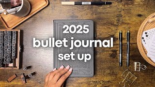 2025 Bullet Journal Setup | minimal & beginner friendly!