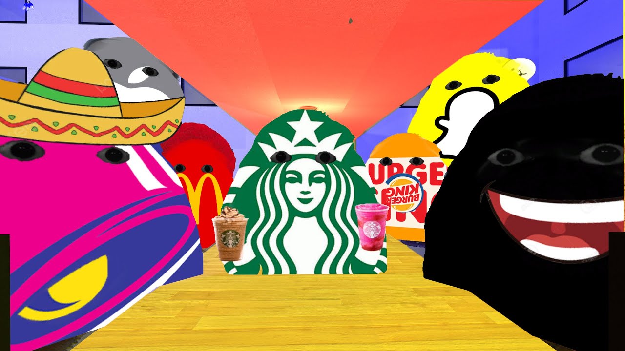 Starbucks Munci, Happy Munci, Rosalia Bizcochito Family And Angry Munci Family Nextbot Gmod