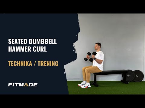 Miniatura filmu: Seated dumbbell hammer curl – technika