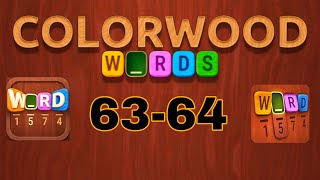 COLORWOOD WORDS Cryptogram level 63 64