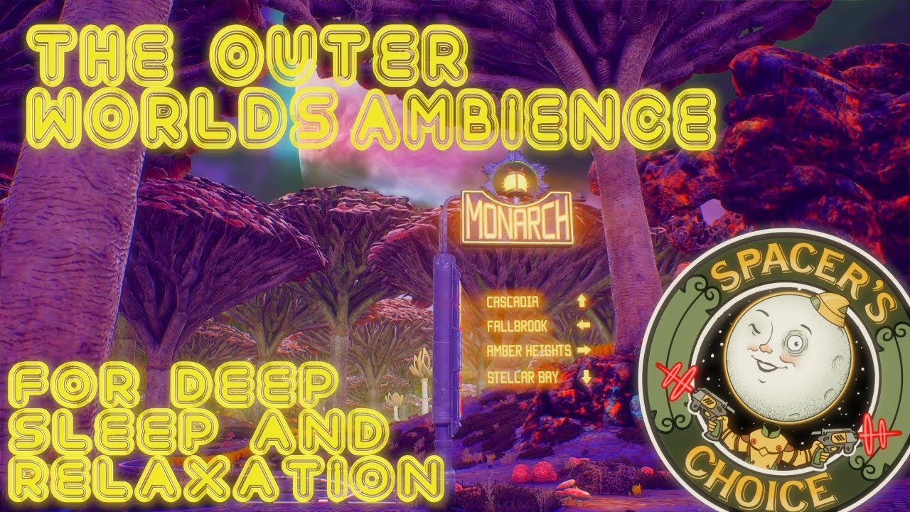 ASMR Video Game Ambience, The Outer Worlds, Enchanting Setting & Soothing Sounds for a Deep Sleep