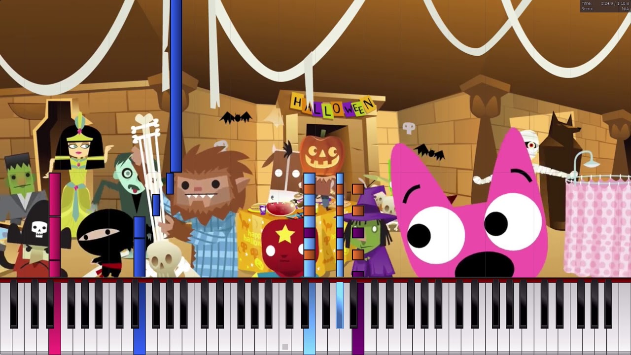 Hoops and Yoyo Wacky Werewolf [Piano Tutorial] YouTube