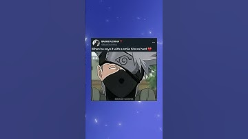sasuke had no idea what kakashi has gone through💔