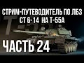 Все ЛБЗ подряд на T-55A. Стрим 24 🚩СТ 6-14  🏁 WOT