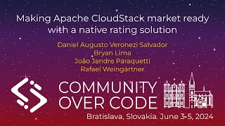 Making Apache CloudStack market ready with a native rating solution