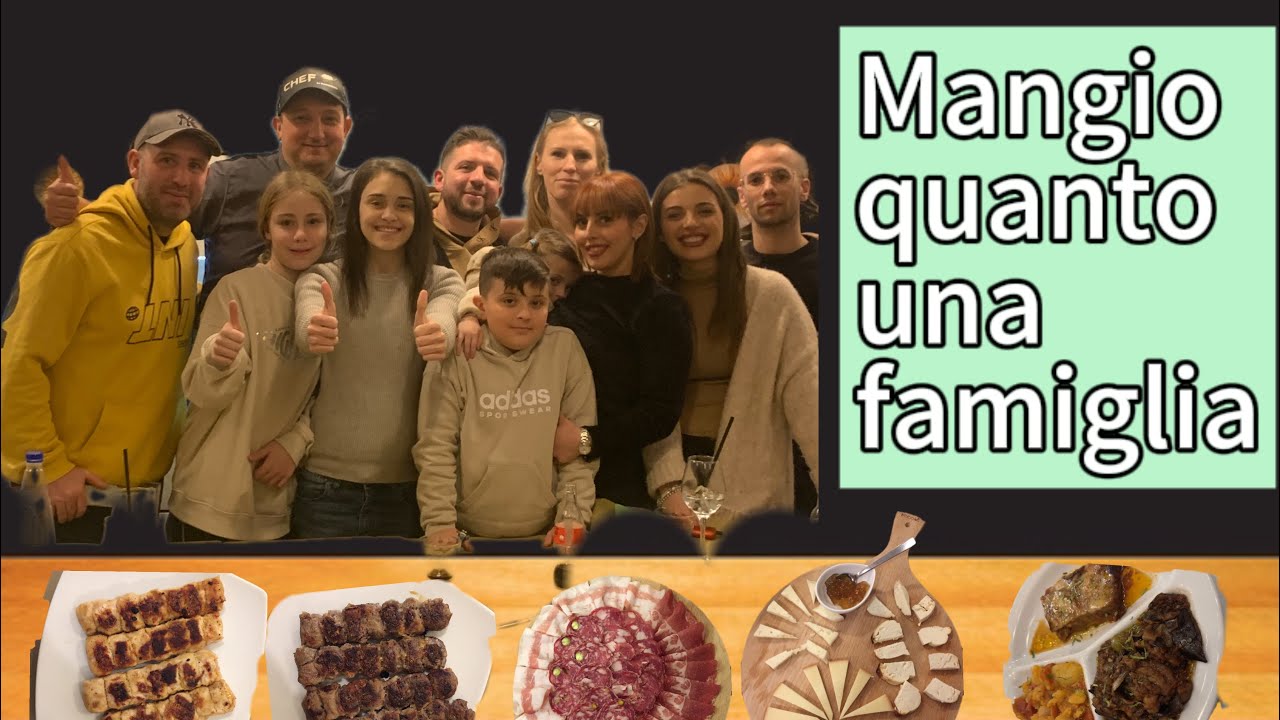 HO MANGIATO LO STESSO MENÙ DI UNA FAMIGLIA AL RISTORANTE - SPIEDINI E ANTIPASTI