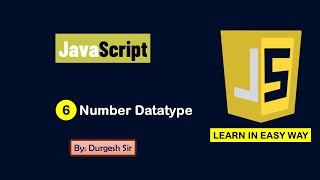 JavaScript | Number Datatype in JavaScript | JavaScript for O-level | #thesciencetop