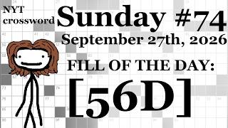 Information Sunday, 9/27/26 -- NYT Crossword with Sam Guide