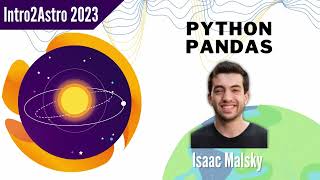 Intro2Astro: Python Pandas