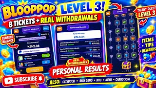 BLOOPPOP TALENT QUEST LEVEL 3 🔥 8 TIKET + ITEM GAME YANG MEMBANTU MENYELESAIKAN LEVEL SULIT | HAS... screenshot 5
