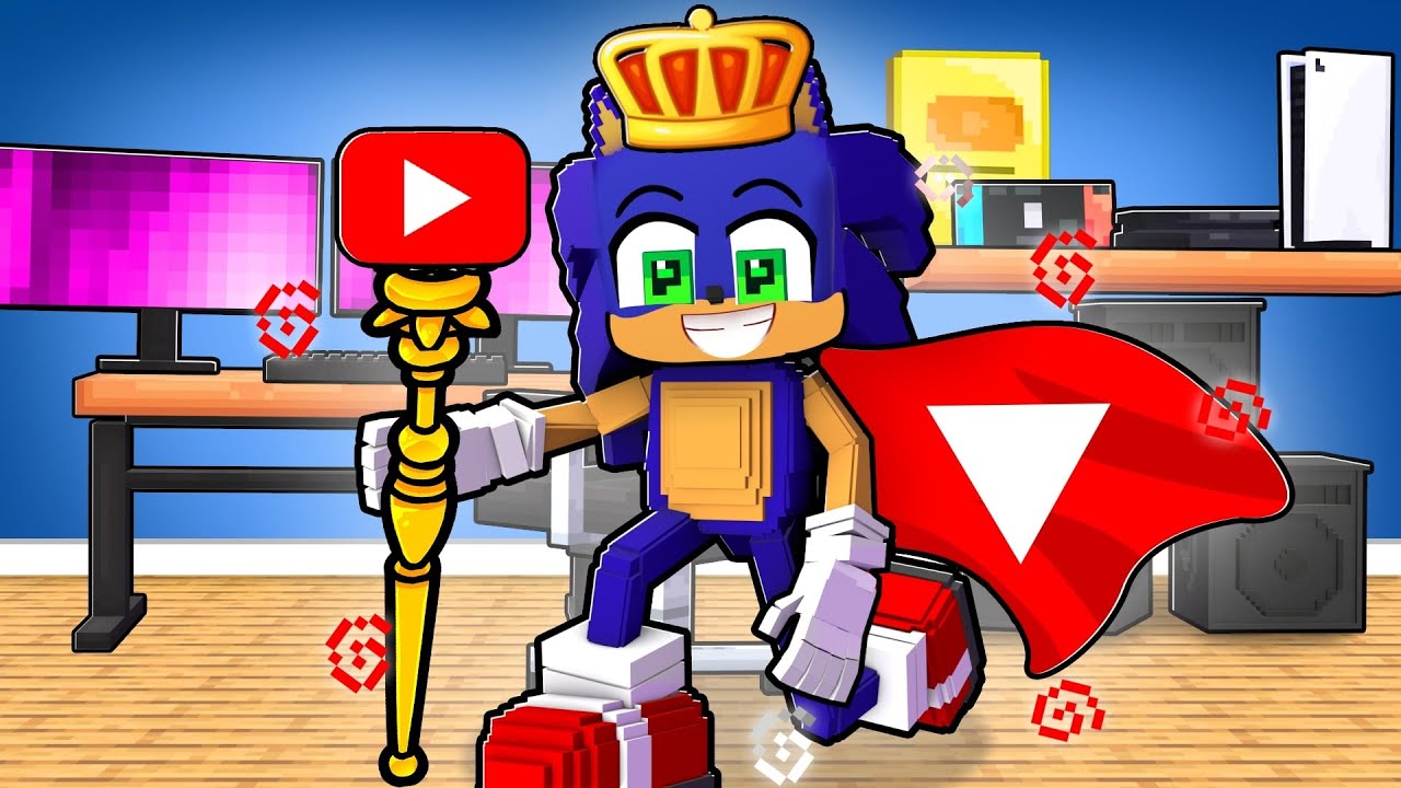 Becoming a YouTuber KING in Minecraft!