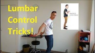 Low back control - the lumbar levers!