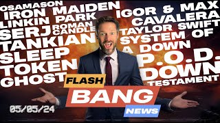 Plagiat IRON MAIDEN, faux TAYLOR SWIFT, SLEEP TOKEN... - Flash Bang News du 05/05/2024