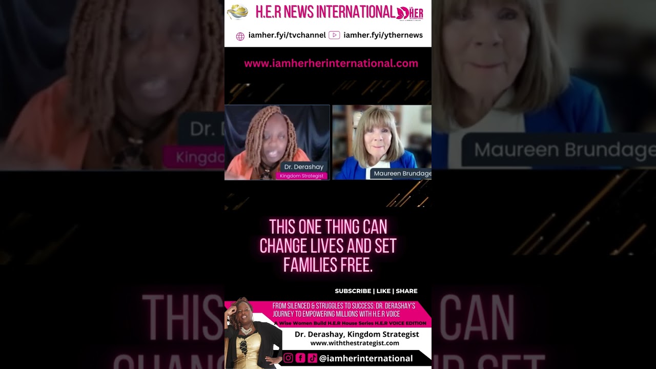 "🎧  Listen to H.E.R News International's conversation clip with — Dr. Derashay, Kingdom Strategist