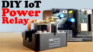 IoT Power Relay, IoT Relay, ESP32 relay, Wifi Relay, Bluetooth Relay, 12V 100A SPDT Relay