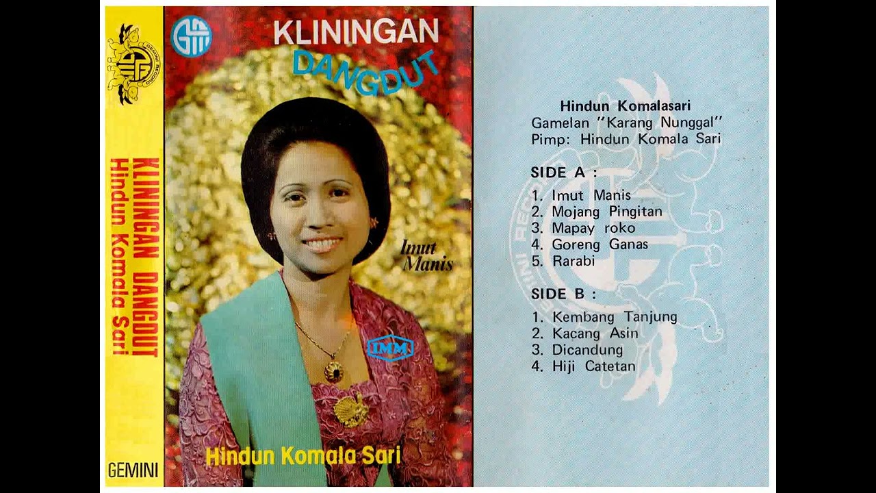 Hindun Komalasari Pirigan Gamelan Karang Nunggal ~ Kembang Tanjung ~ 1970 an