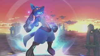 Super Smash Bros. for Wii U Classic Mode: Lucario Gameplay HD