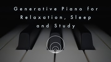 Generative Piano for Relaxation/Sleep/Study (1 Hour) #vcvrack #generativepiano #relaxationmusic