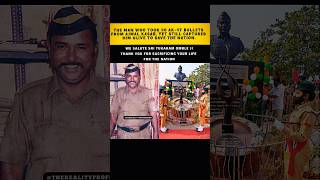 The Braveheart Who Stopped Ajmal Kasab: Remembering Tukaram Omble Ji 🇮🇳🔥#TukaramOmble #2611Heroes