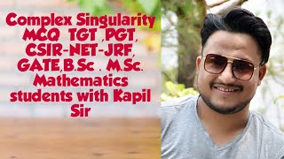 Celebrity Singularity MCQ on Complex Analysis Part 7 Profile