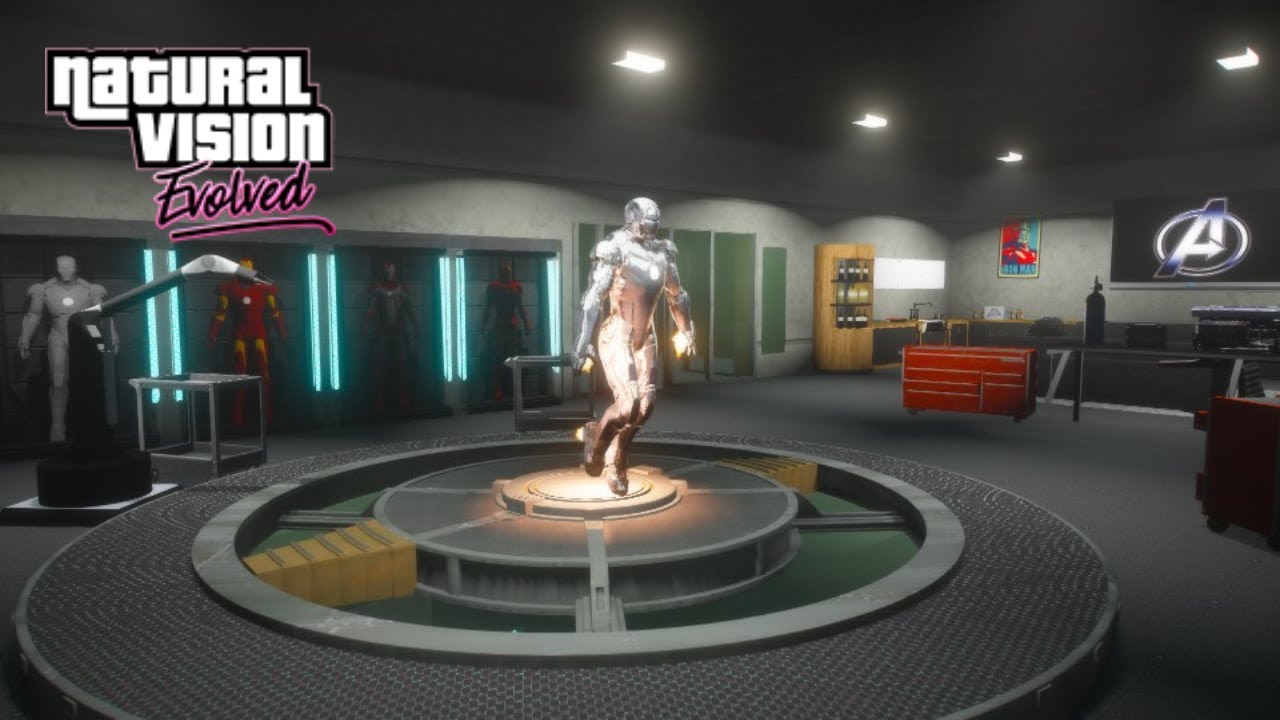 GTA 5 - Iron Man Mark 2 with Next-Gen Real Life Graphics (LA Rev 2.0)