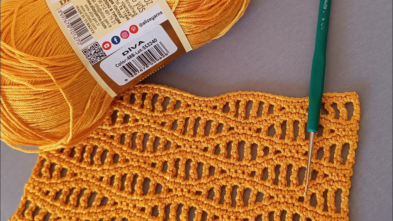 PERFECT❗very beautiful and simple crochet scarf blanket bedspread pattern